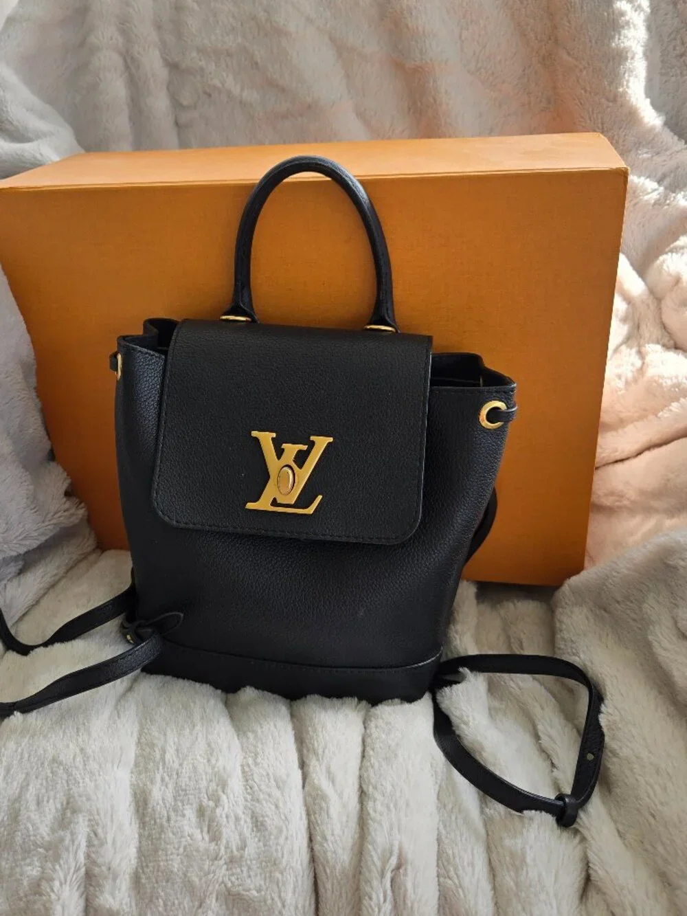 Louis Vuitton Lock Me Mini Backpack